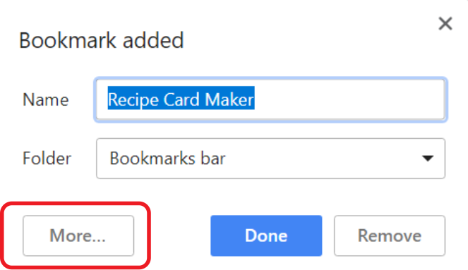 How to save your recipes to your computer?