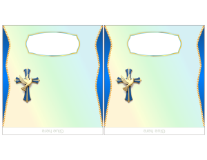 Confirmation Candy Bar Wrapper Design 1