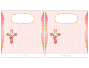 Confirmation Candy Bar Wrapper Design 2