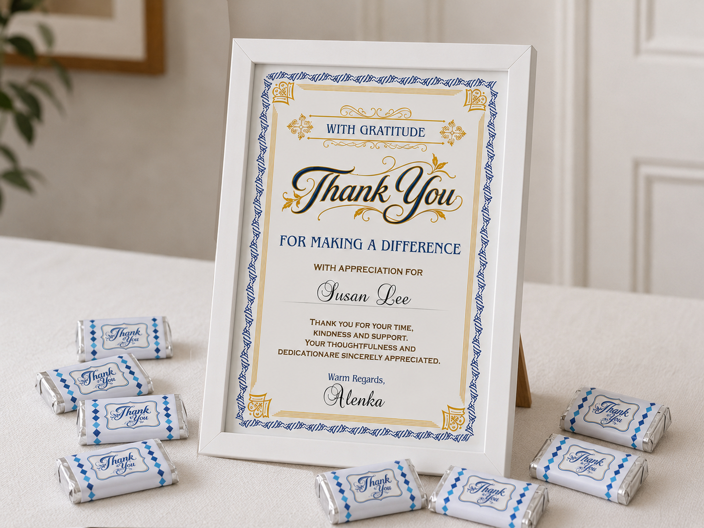 Thank You Printables Set featuring appreciation cards, certificates, gift packaging, bookmarks and gratitude printables
