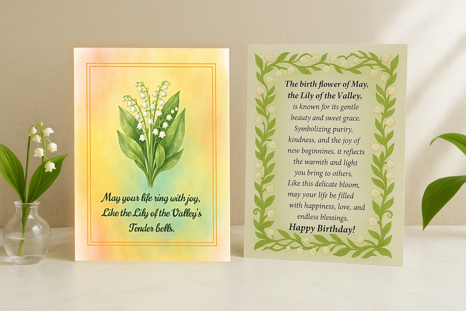 Lily of the valley Printable Preview